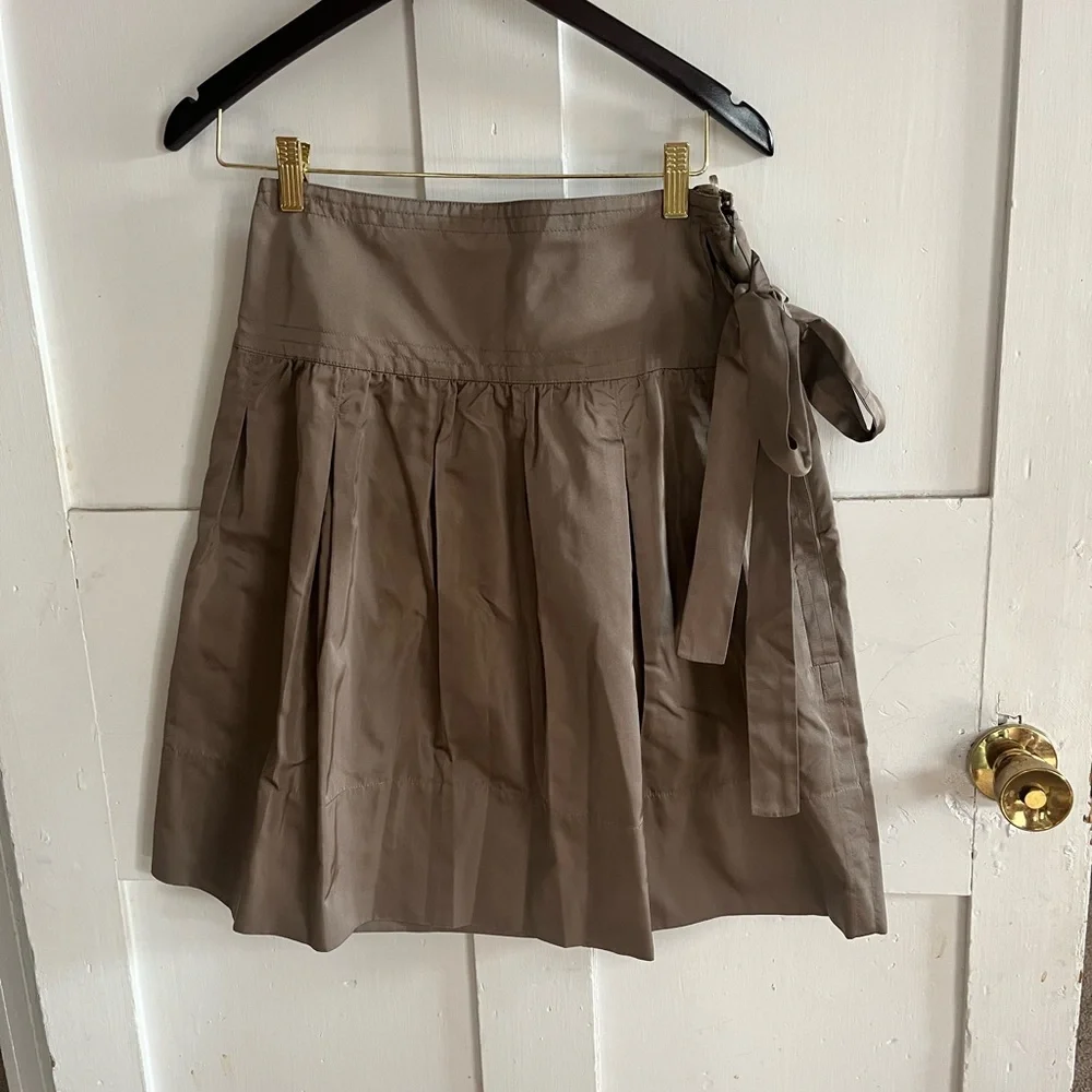 Chloe Brown Mini Skirt - Picture 1 of 4